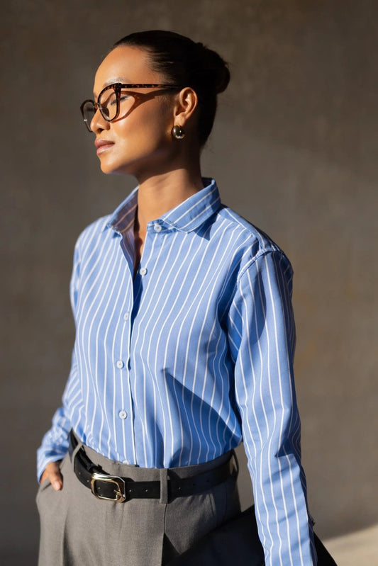 Oxford Striped Shirt - Serrè Studios