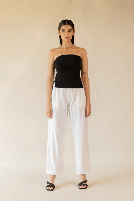 Black Bandeau Top - Serrè Studios