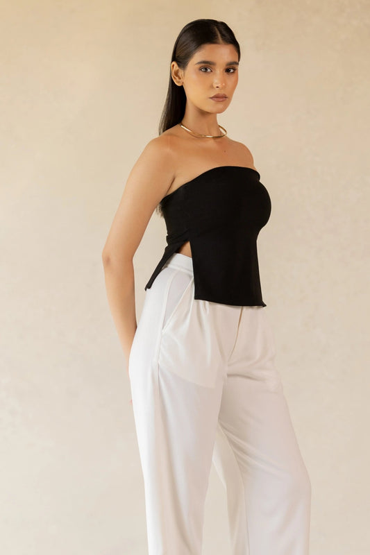 Black Bandeau Top - Serrè Studios