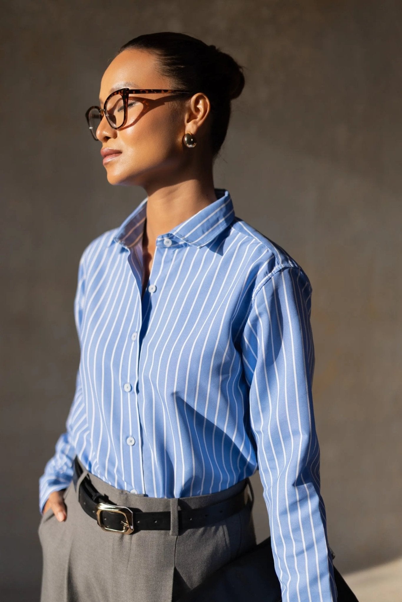 Oxford Striped Shirt - Serrè Studios