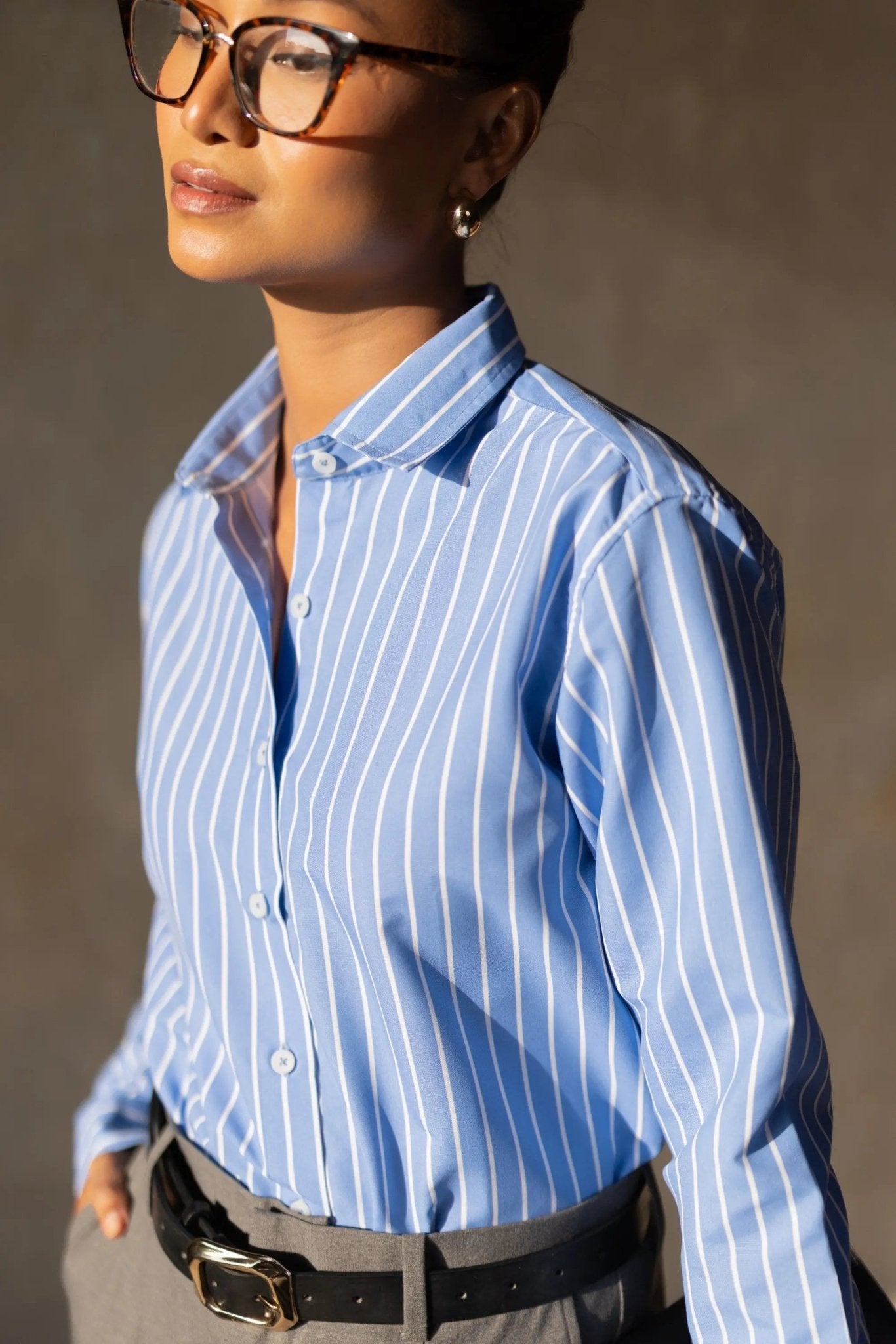 Oxford Striped Shirt - Serrè Studios